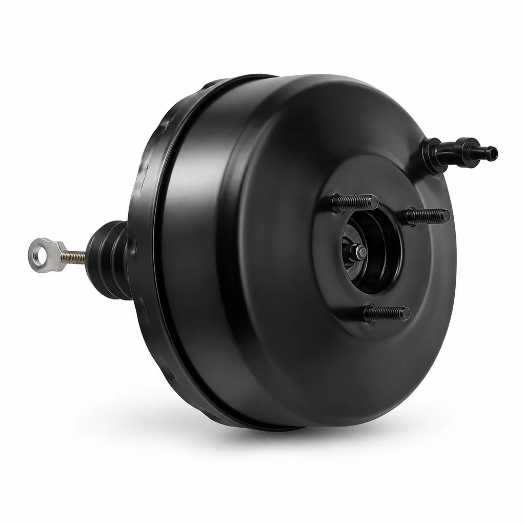 Audi A4 brake booster servo unit removed for inspection