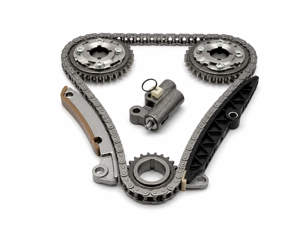 Audi 4.2 FSI timing chain kit with guides and tensioners